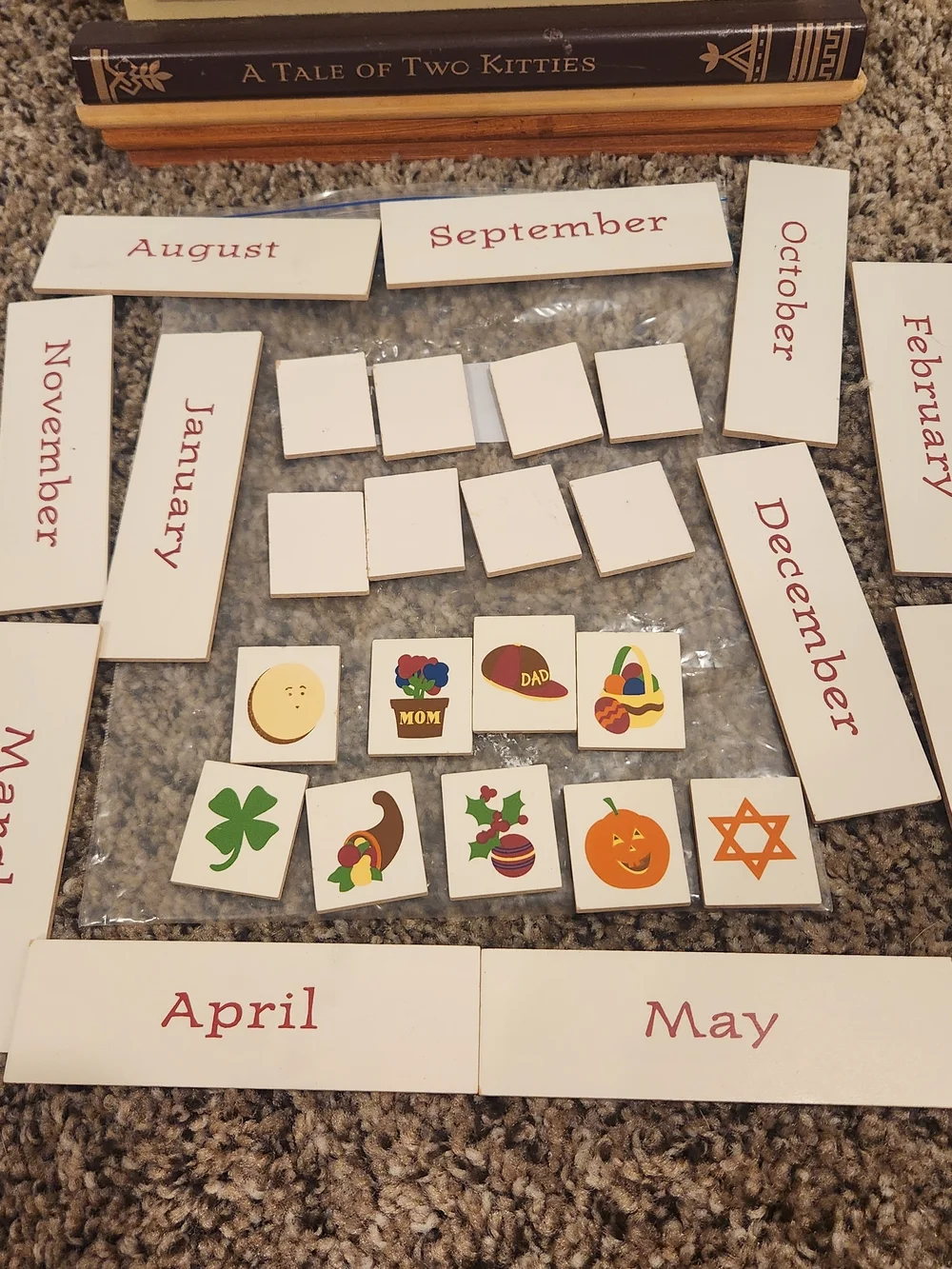 Charles Wysocki Wooden Perpetual Wall Calendar 